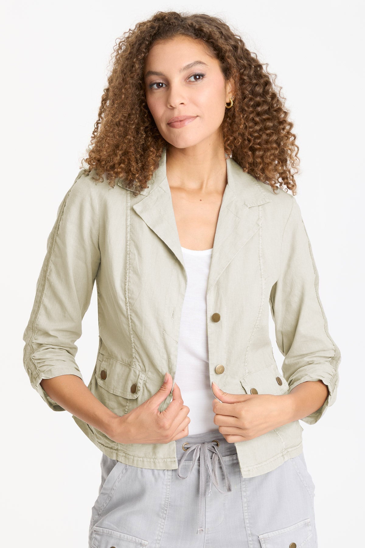 Wearables Linen Folksy Jacket 