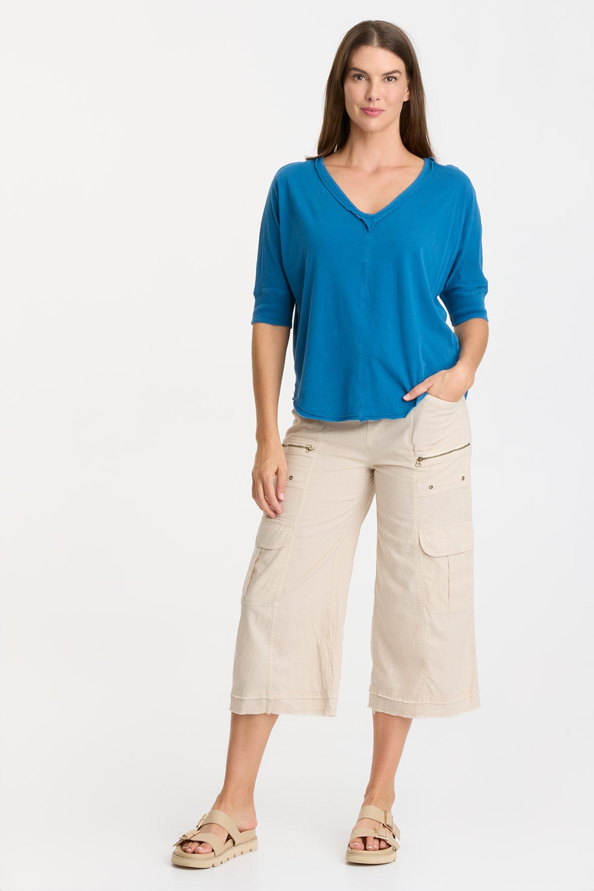 Wearables Gardiner Banded Sleeve Top 