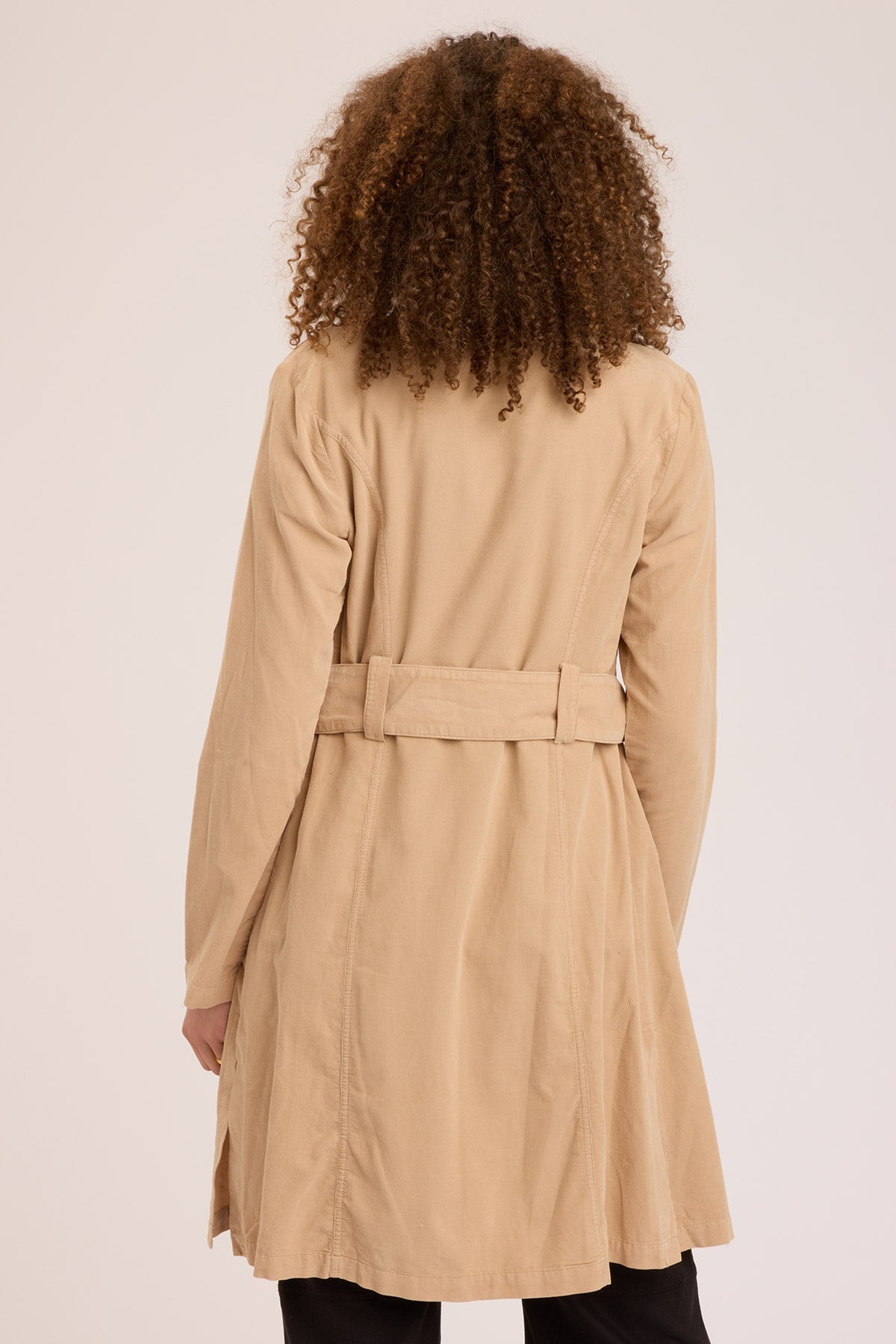 Wearables Cord Belted Trench 