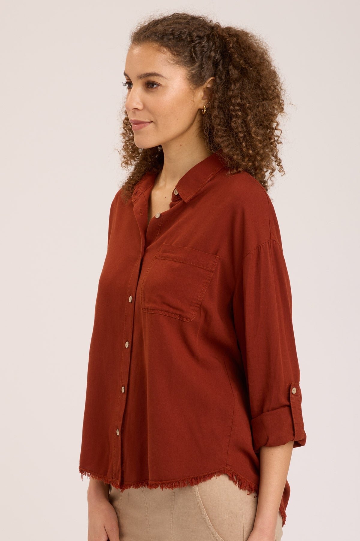 Wearables Voile Babin Button-Up 