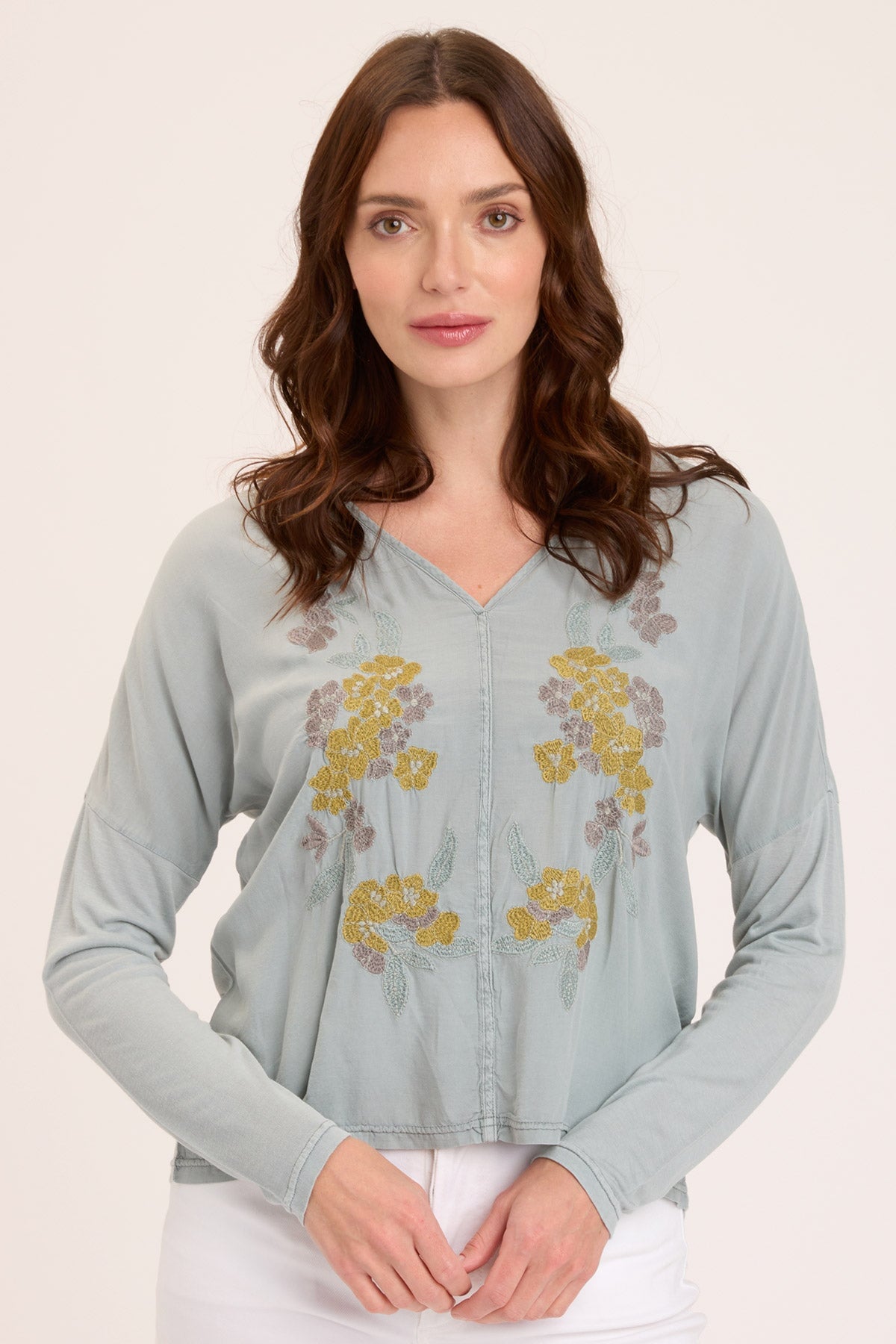 XCVI Landaff V-Neck Top 