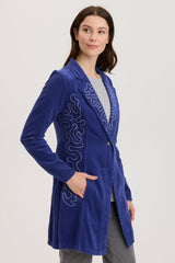 XCVI Seema Embroidered Long Coat 