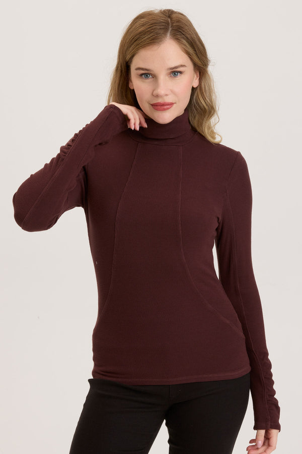 Wearables Rib Sorren Turtleneck 