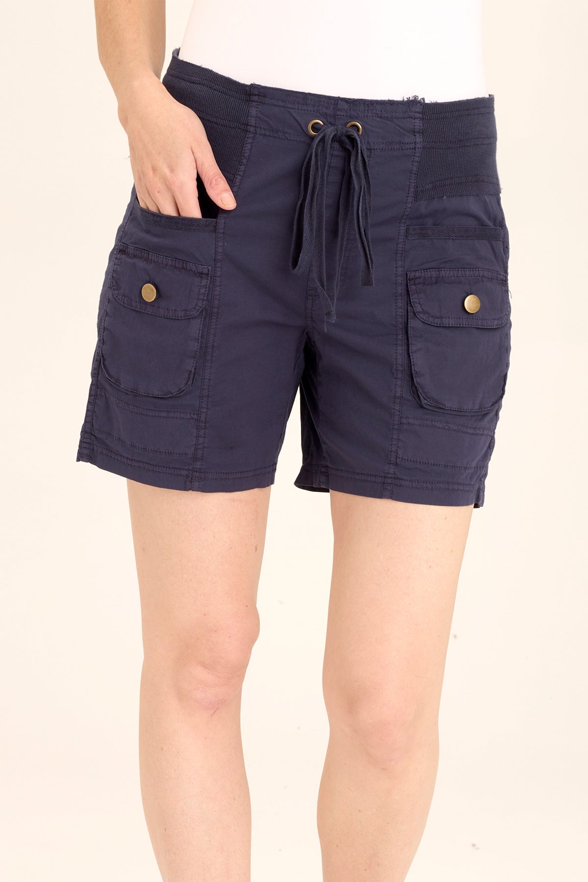 Wearables Felix Stretch Poplin Cargo Drawstring Short 