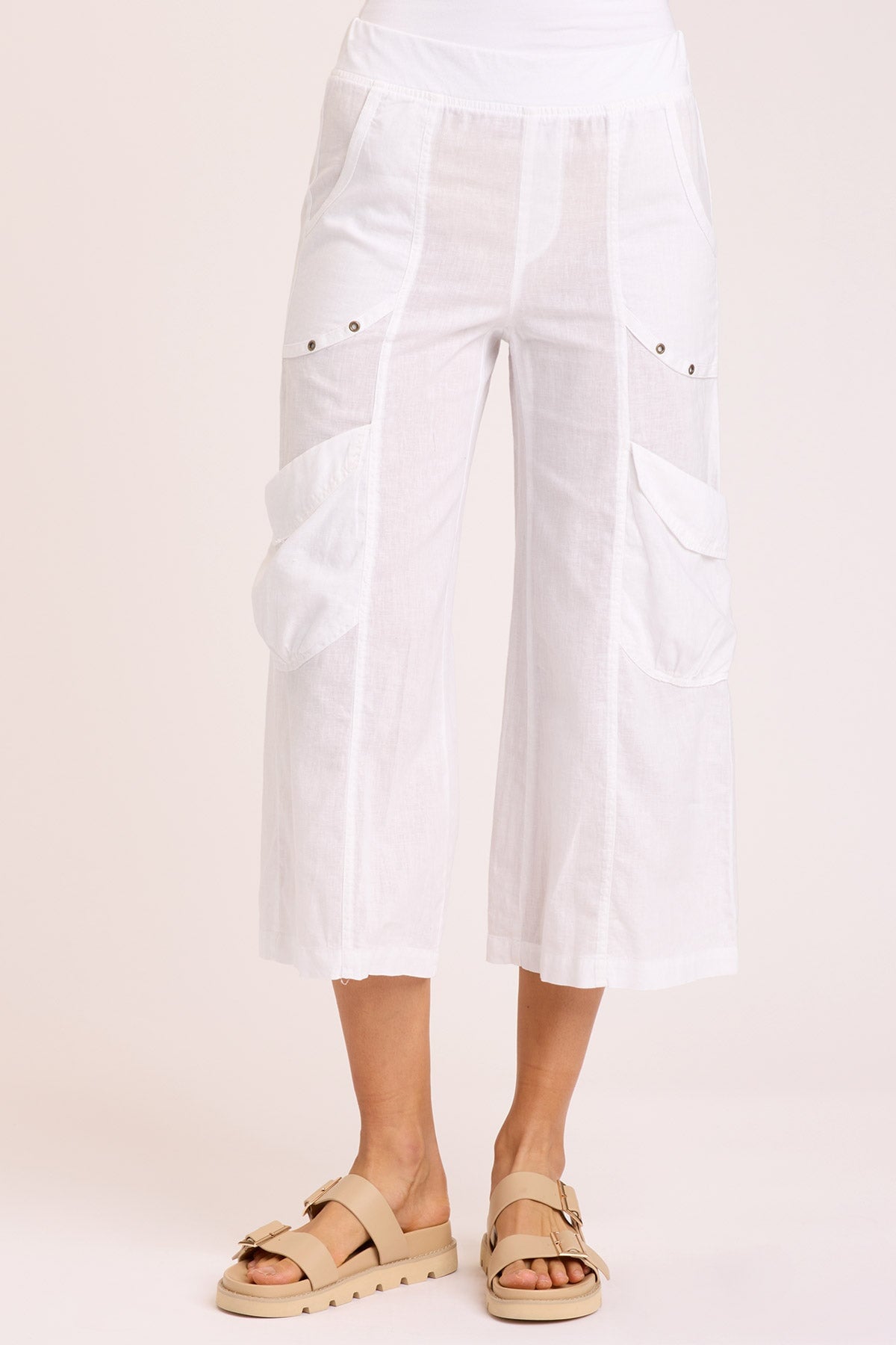 Wearables Linen Faulkner Crop 