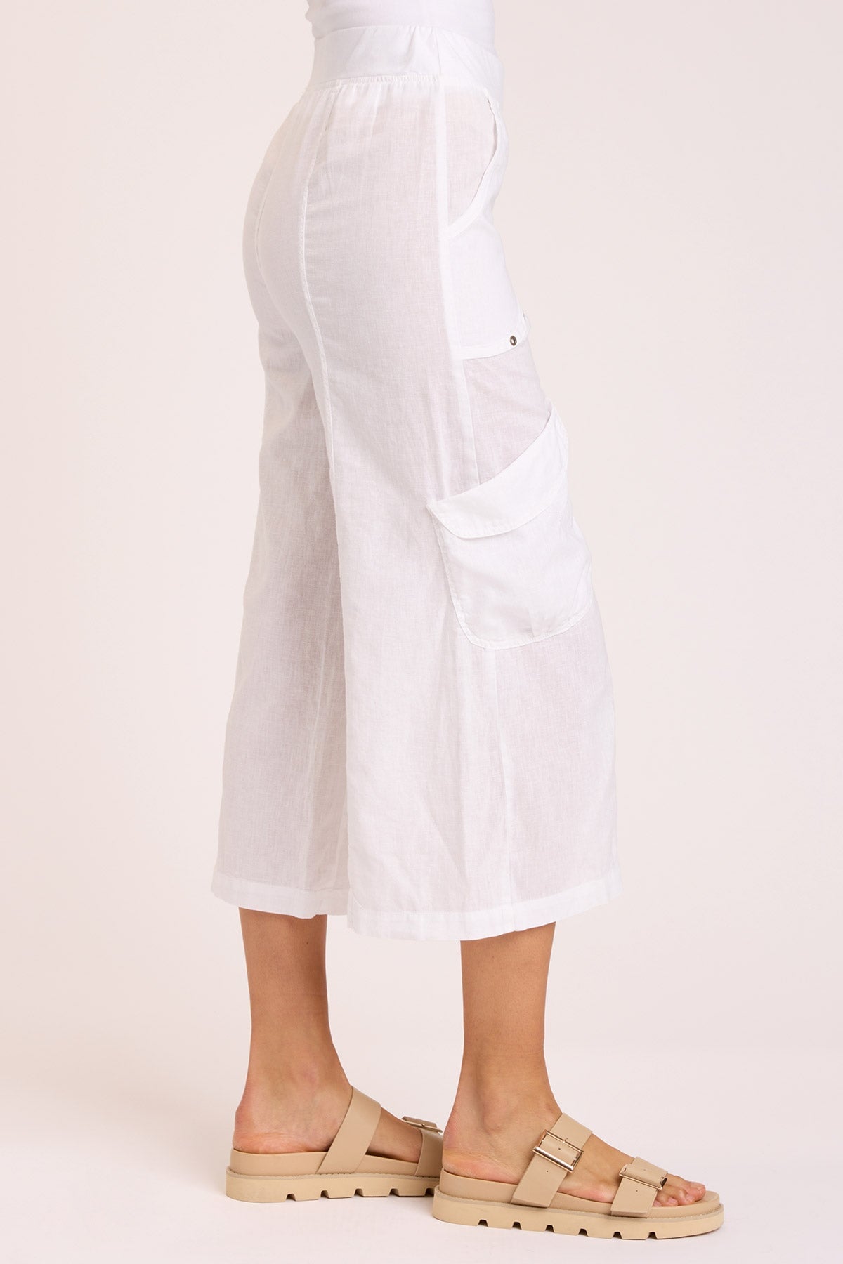 Wearables Linen Faulkner Crop 