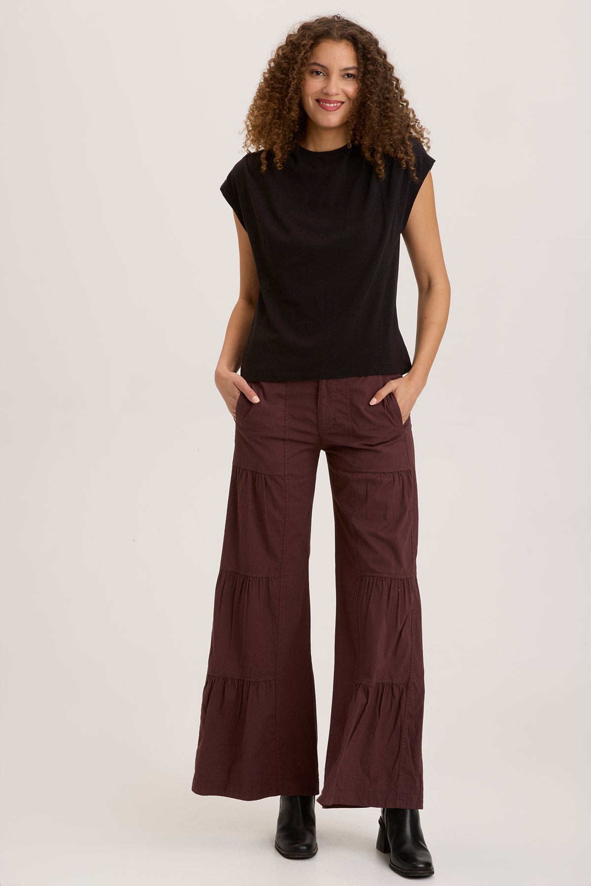 Wearables Terraced Wide Leg Pant 