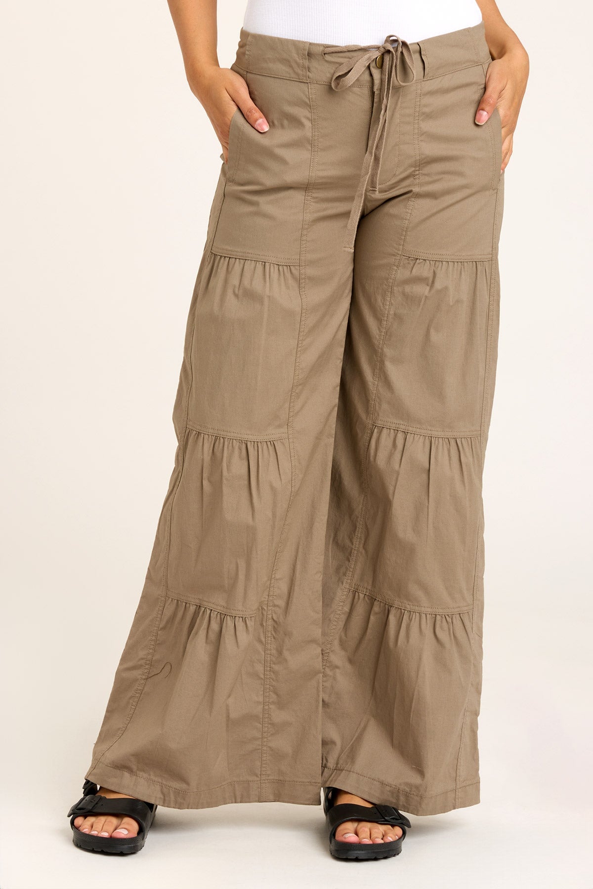 Core by Wearables Terraced Wide Leg Pant 