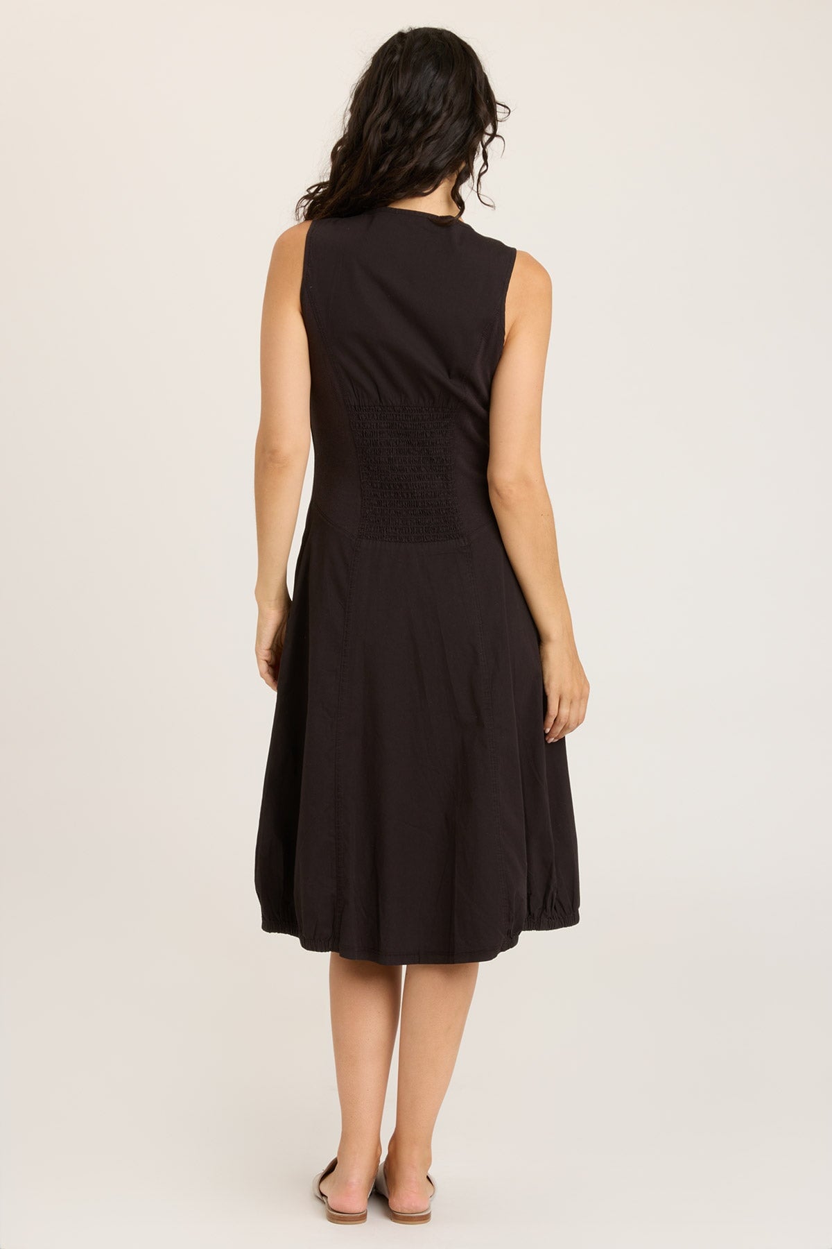 Gibbon Tank Dress in Black