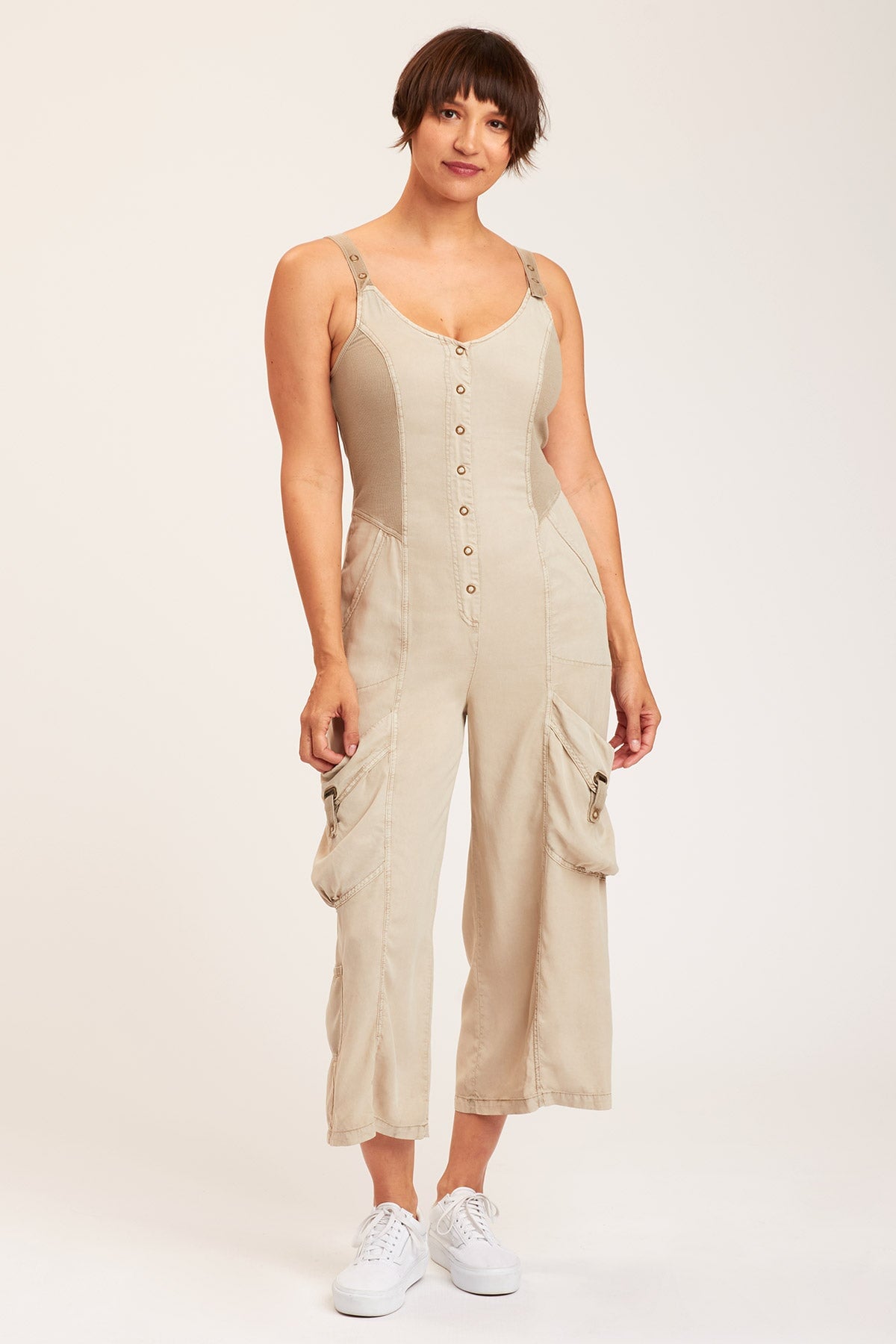 XCVI Malcolm Crop Jumpsuit 