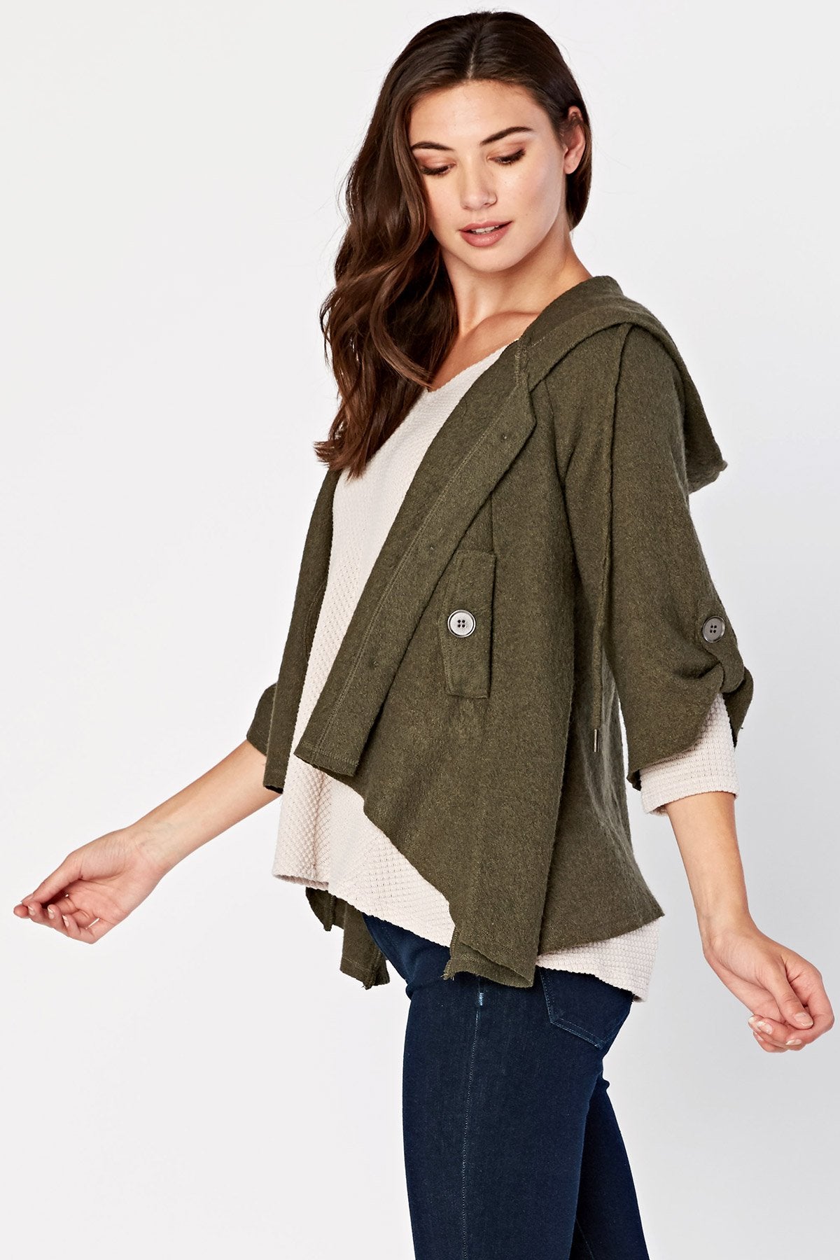 XCVI Sweeping Cape Jacket 