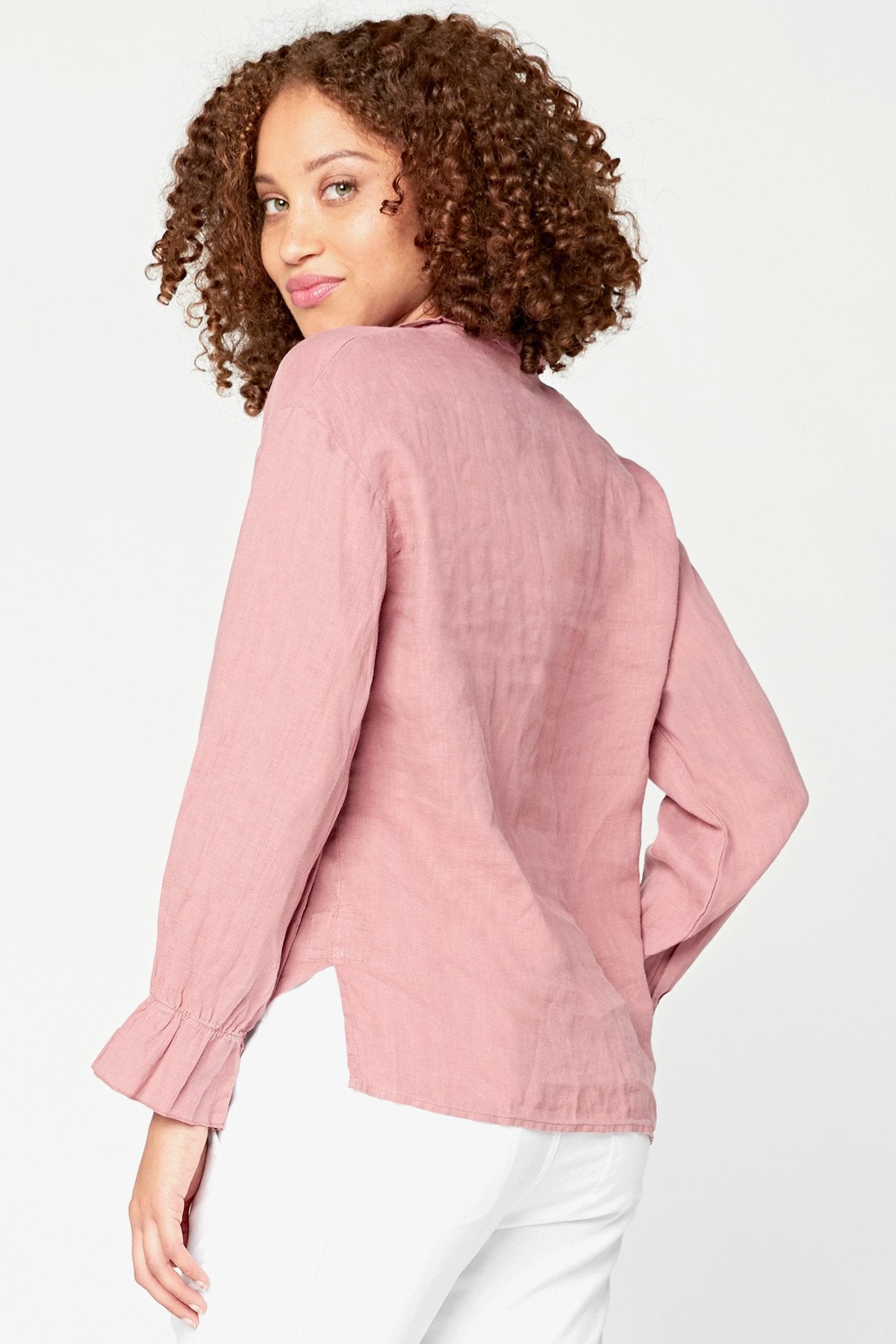 XCVI Lettuce Edge Blouse 