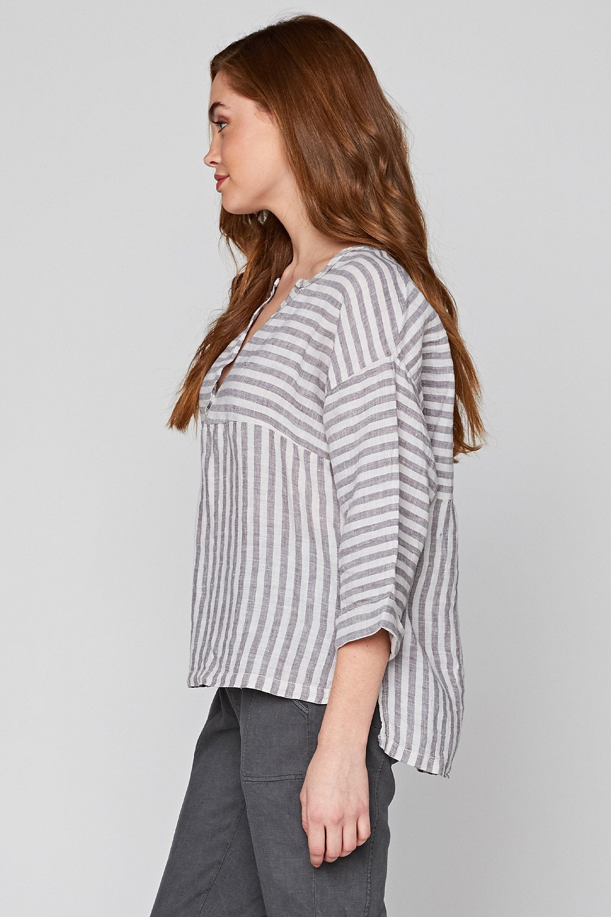 XCVI The Striped Blouse 