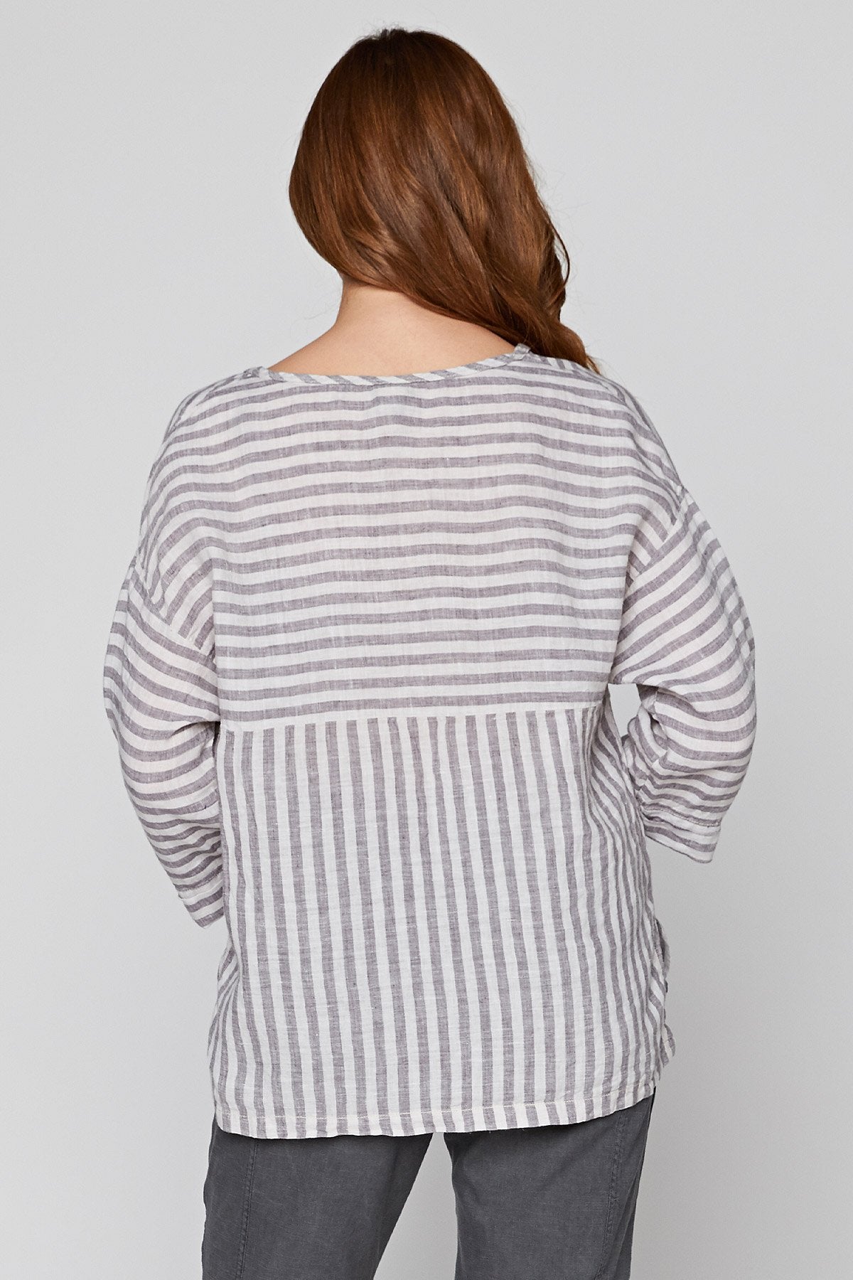 XCVI The Striped Blouse 