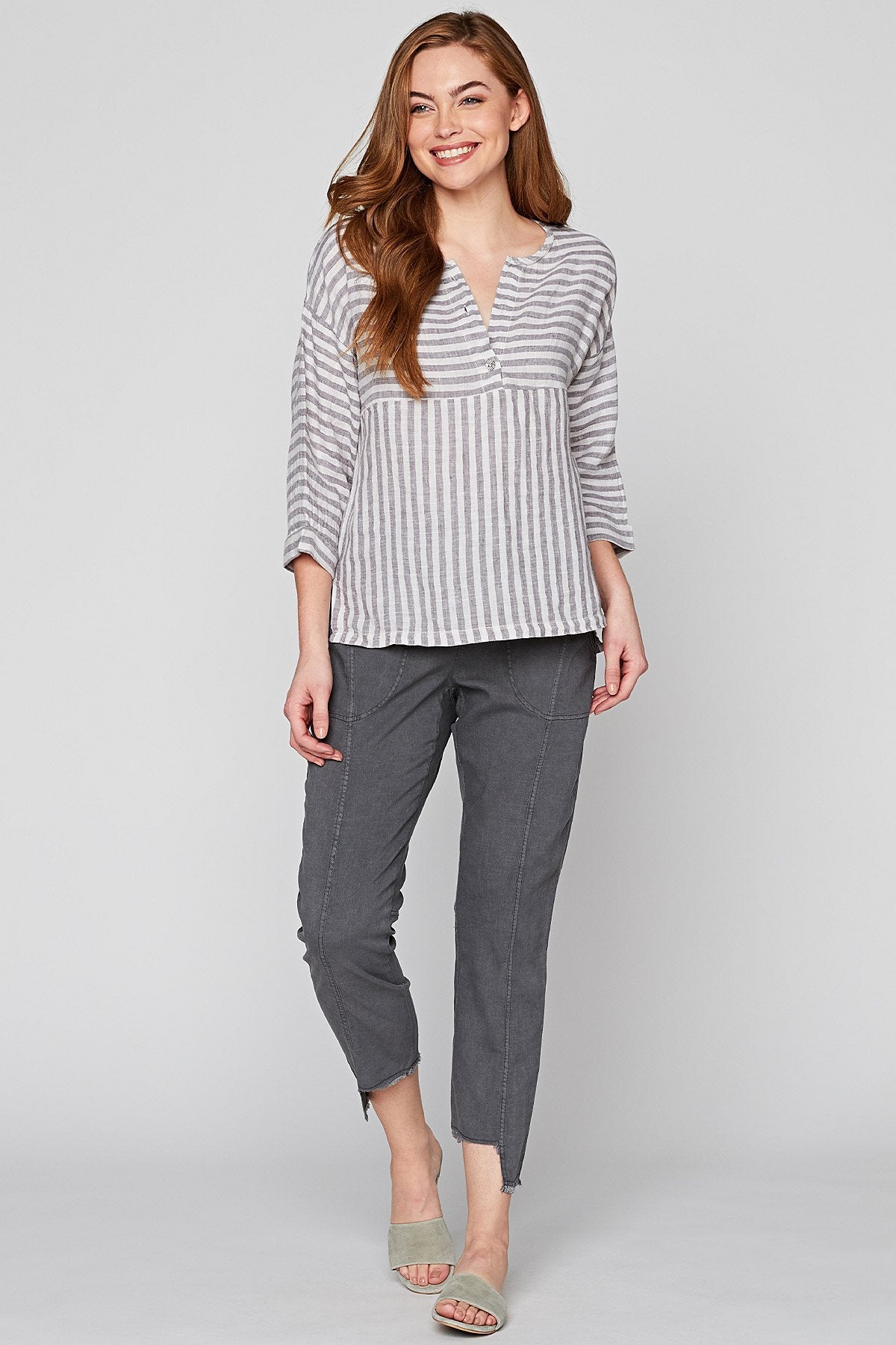 XCVI The Striped Blouse 