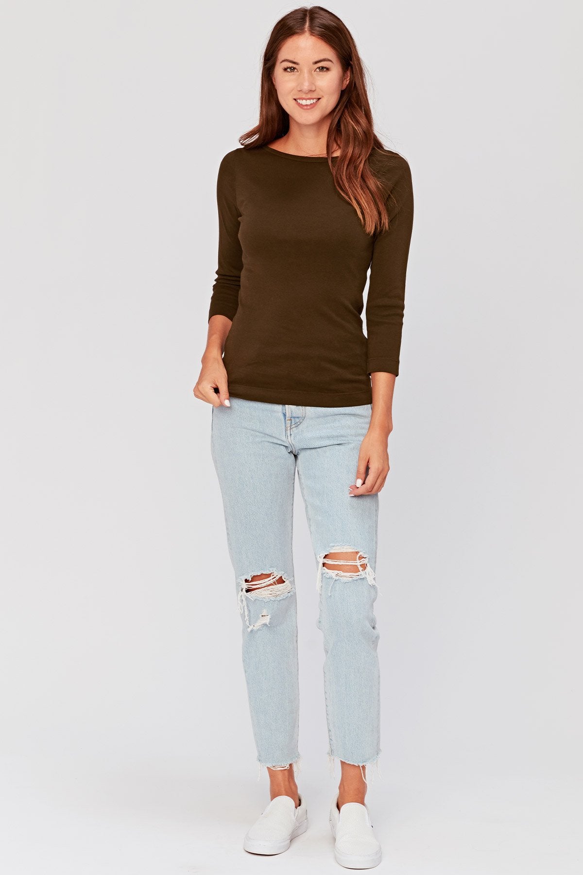 Essentials Minim Wide Neck Tee 