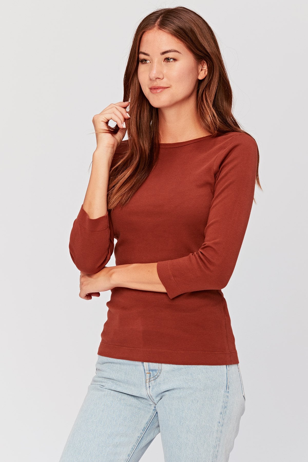 Essentials Minim Wide Neck Tee 