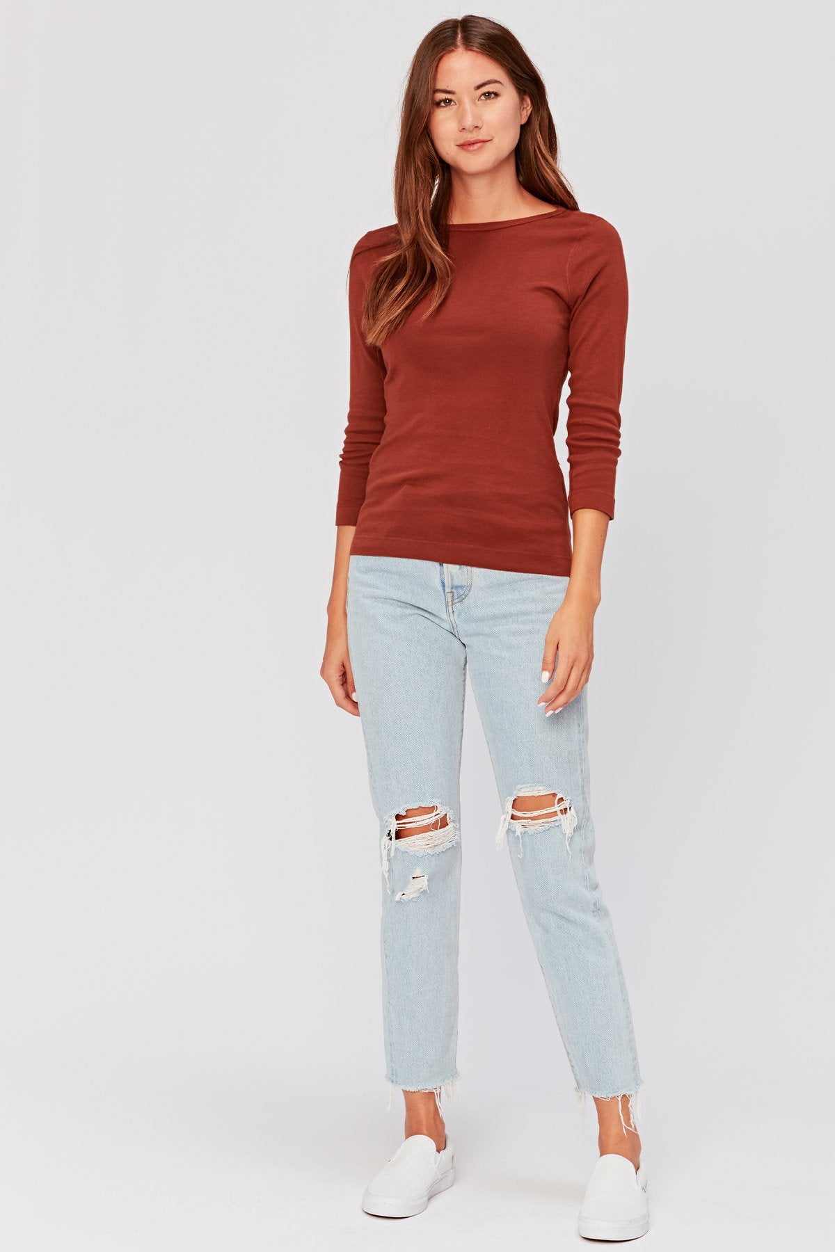 Essentials Minim Wide Neck Tee 