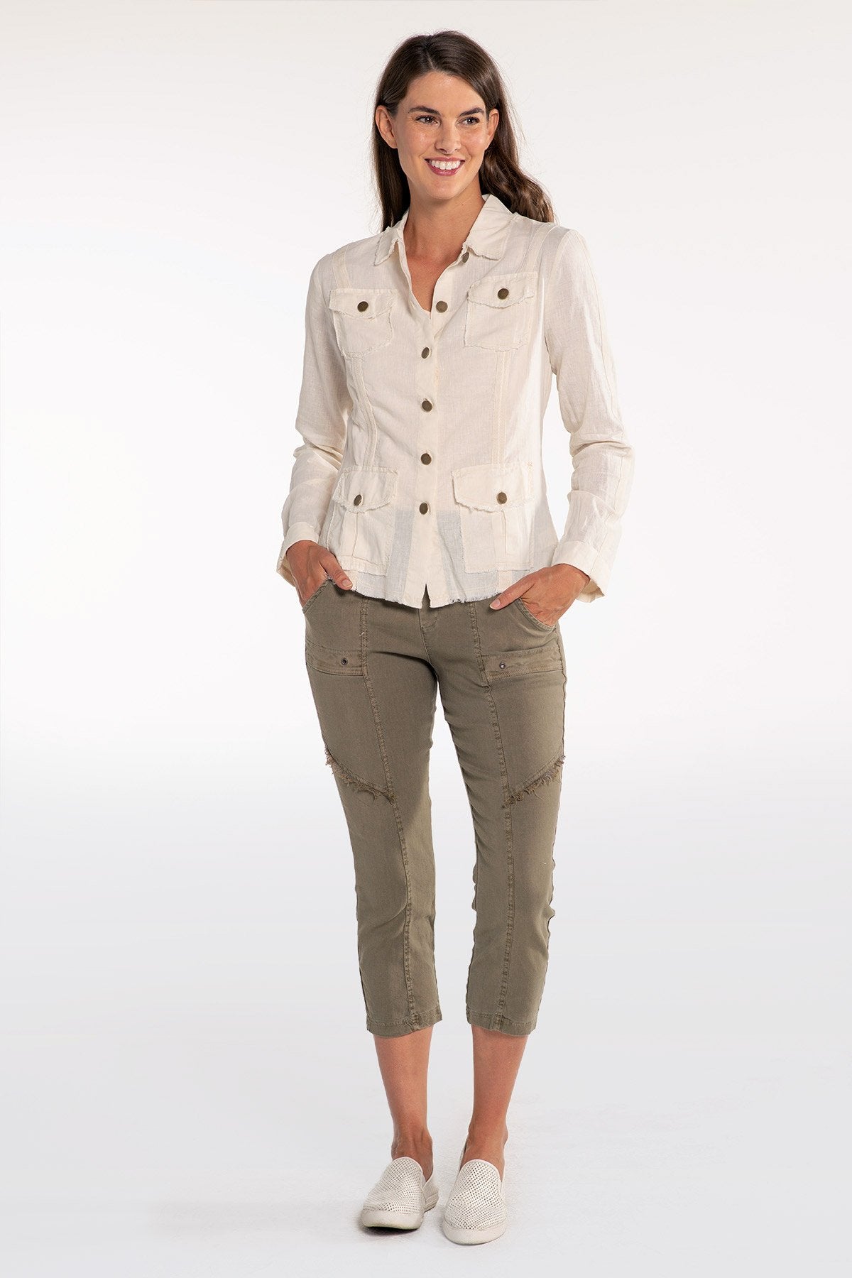 Wearables Linen Safari Jacket 