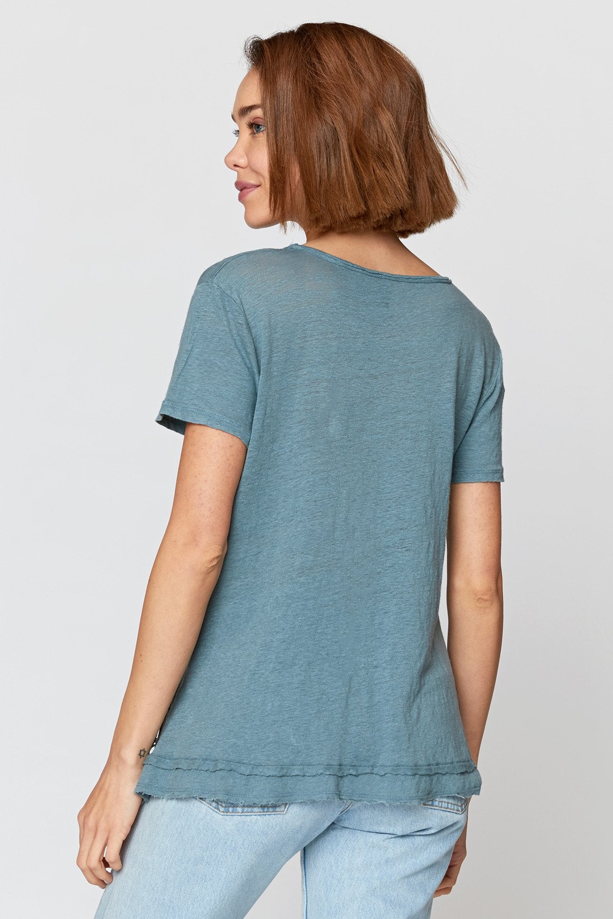 XCVI Valkie Lace-Up Tee 