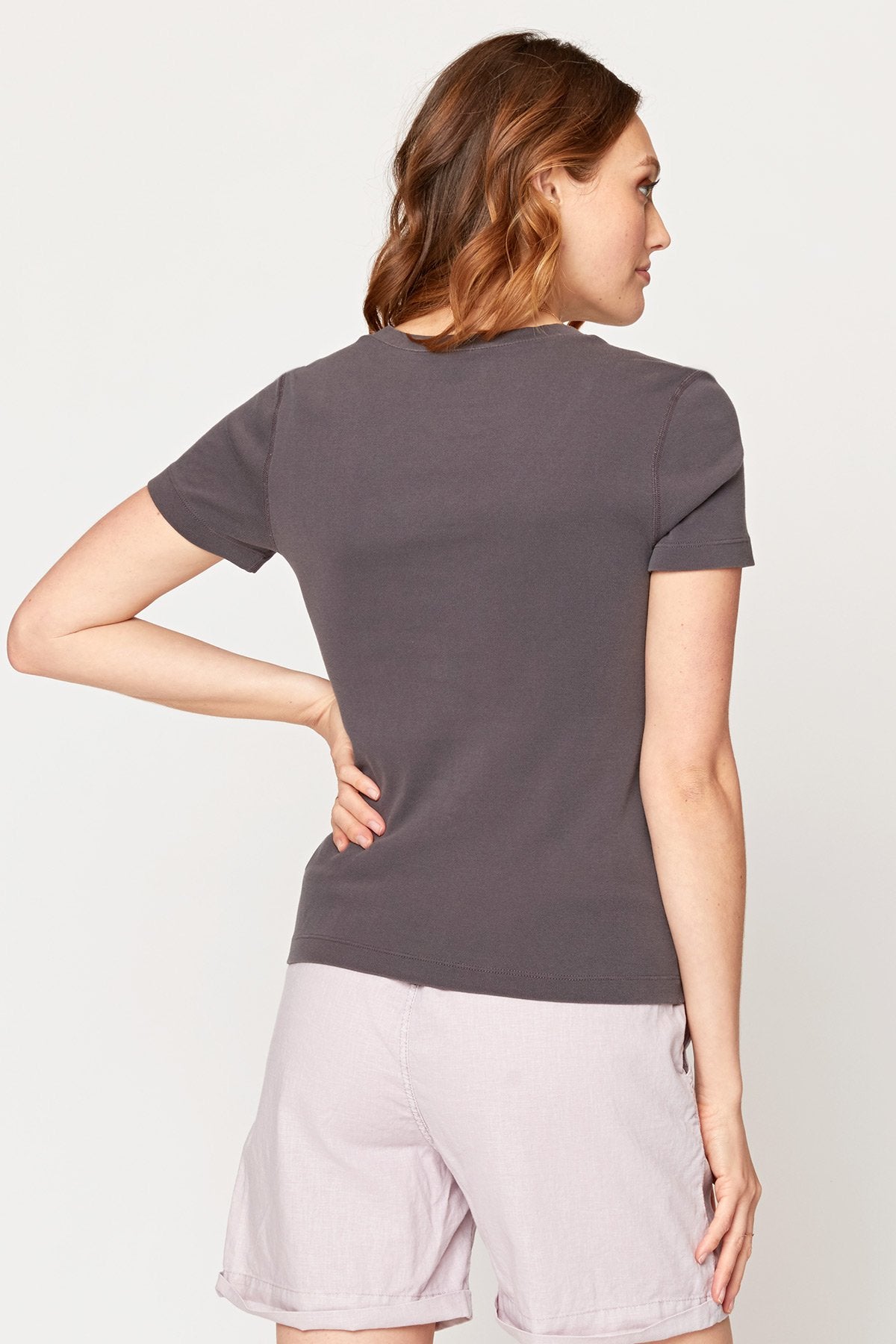 Wearables Organic Ioda Short Sleeve V-Neck 