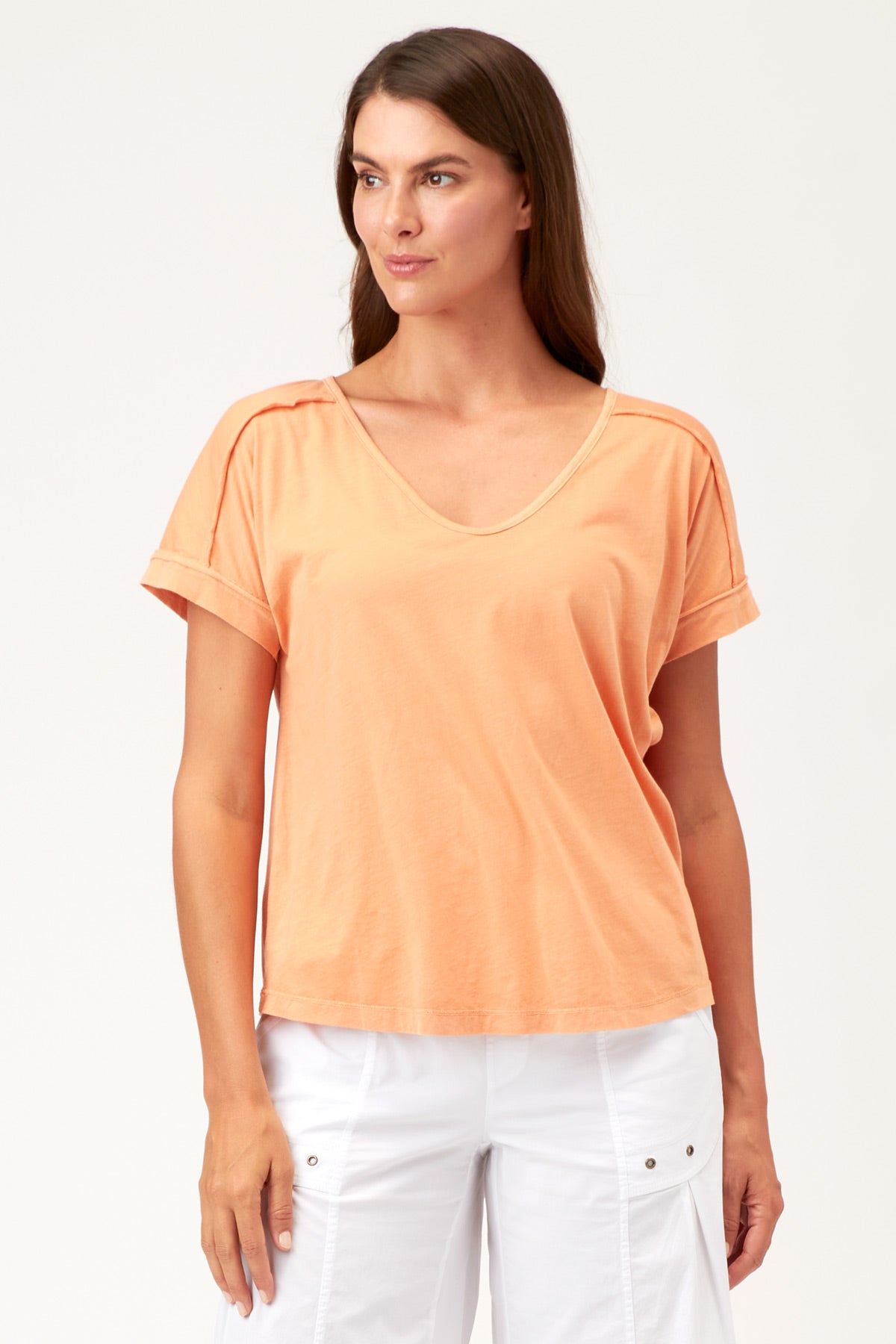 XCVI Skye V-Neck Tee 