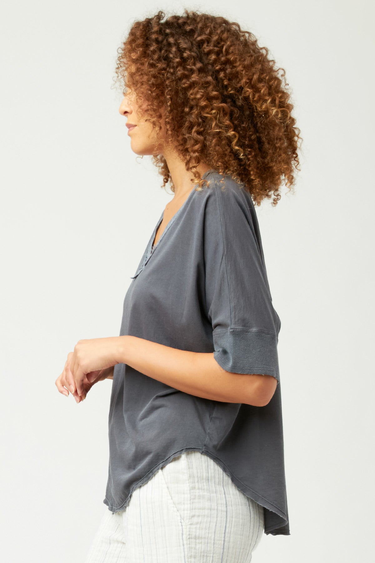 XCVI Gardiner Banded Sleeve Top 