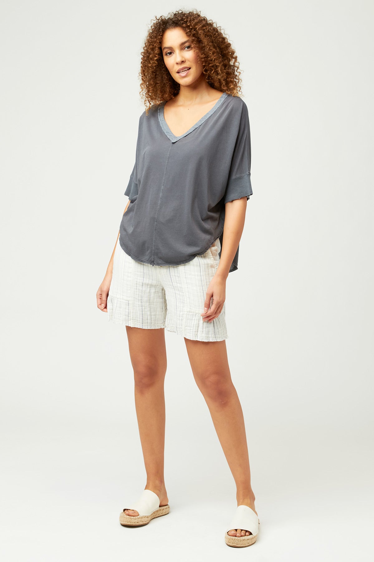 XCVI Gardiner Banded Sleeve Top 