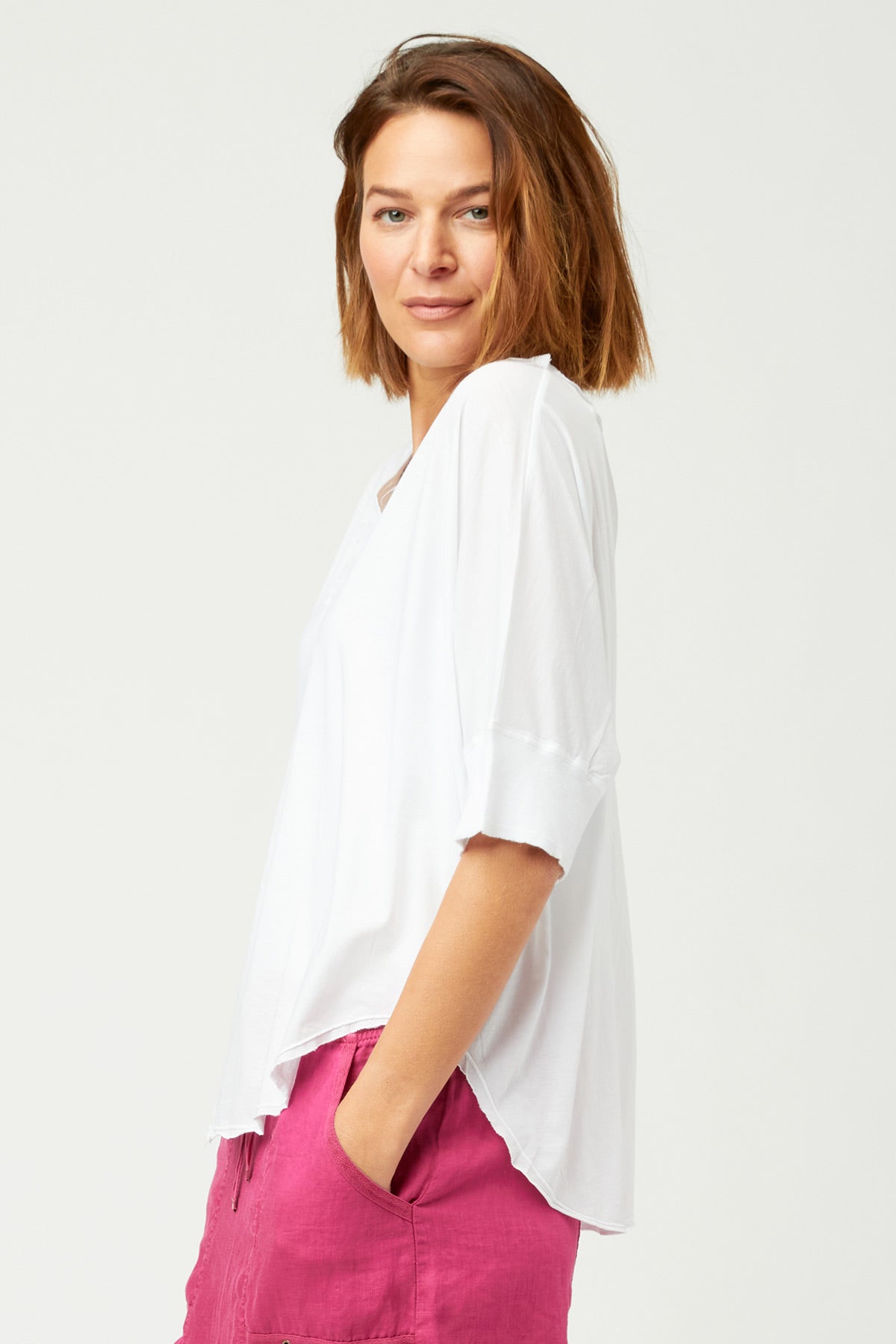 XCVI Gardiner Banded Sleeve Top 