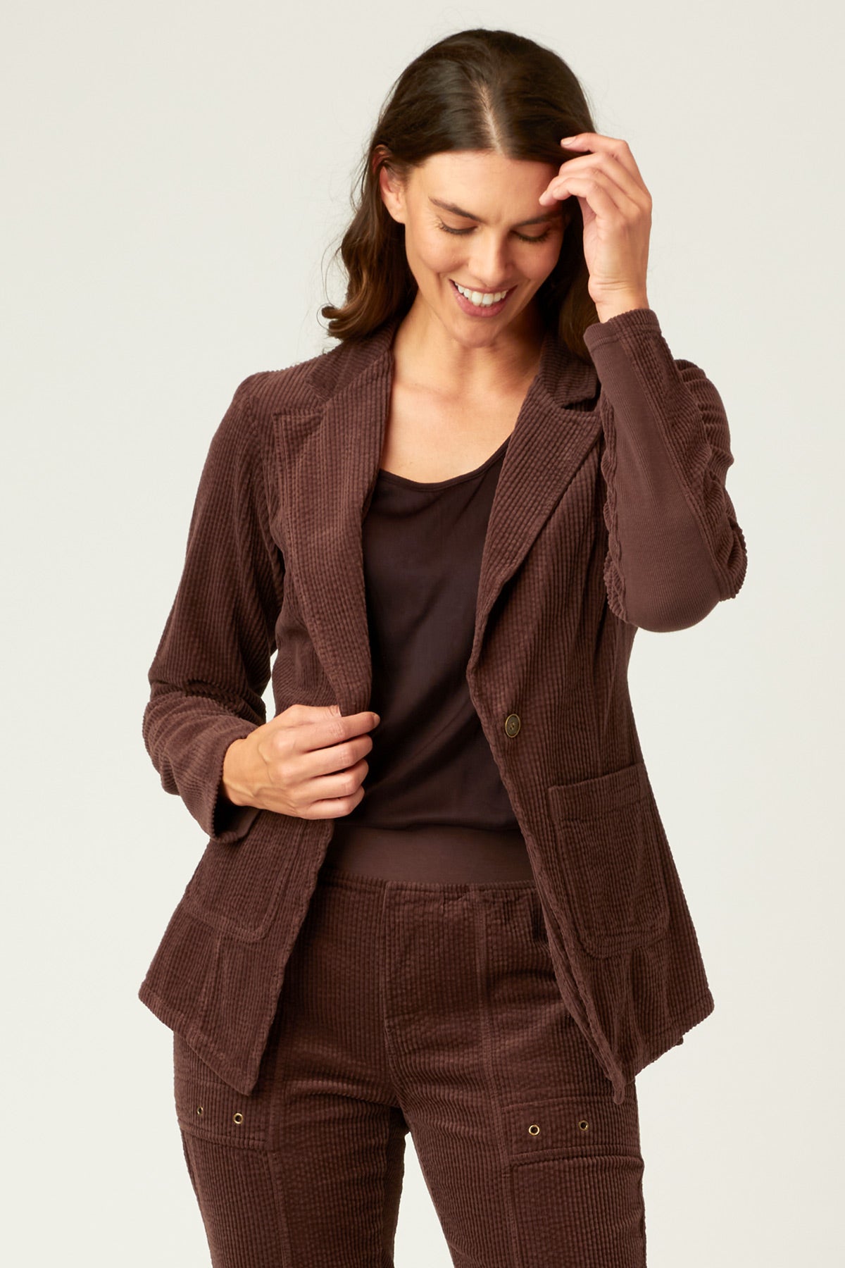 Shop Xcvi Westbrook Blazer In Brown