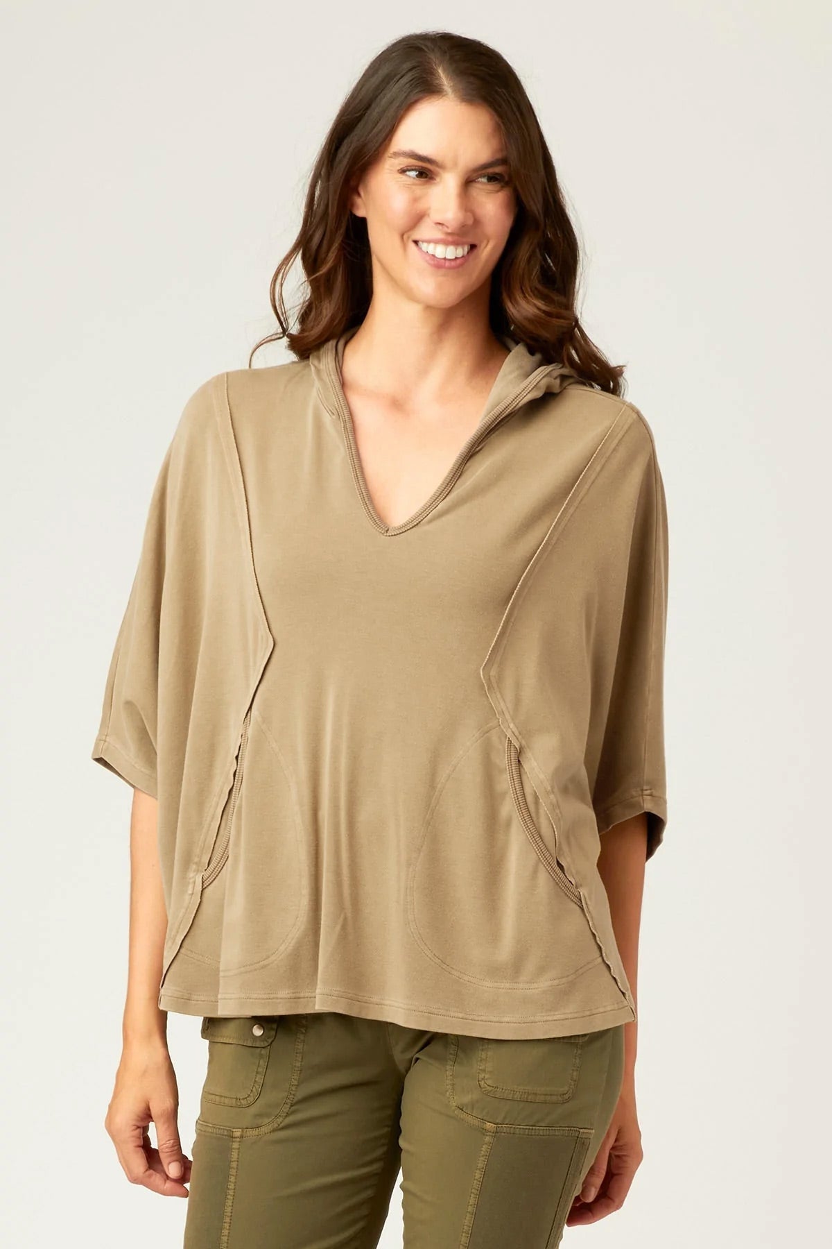 XCVI Alton Hooded Poncho 