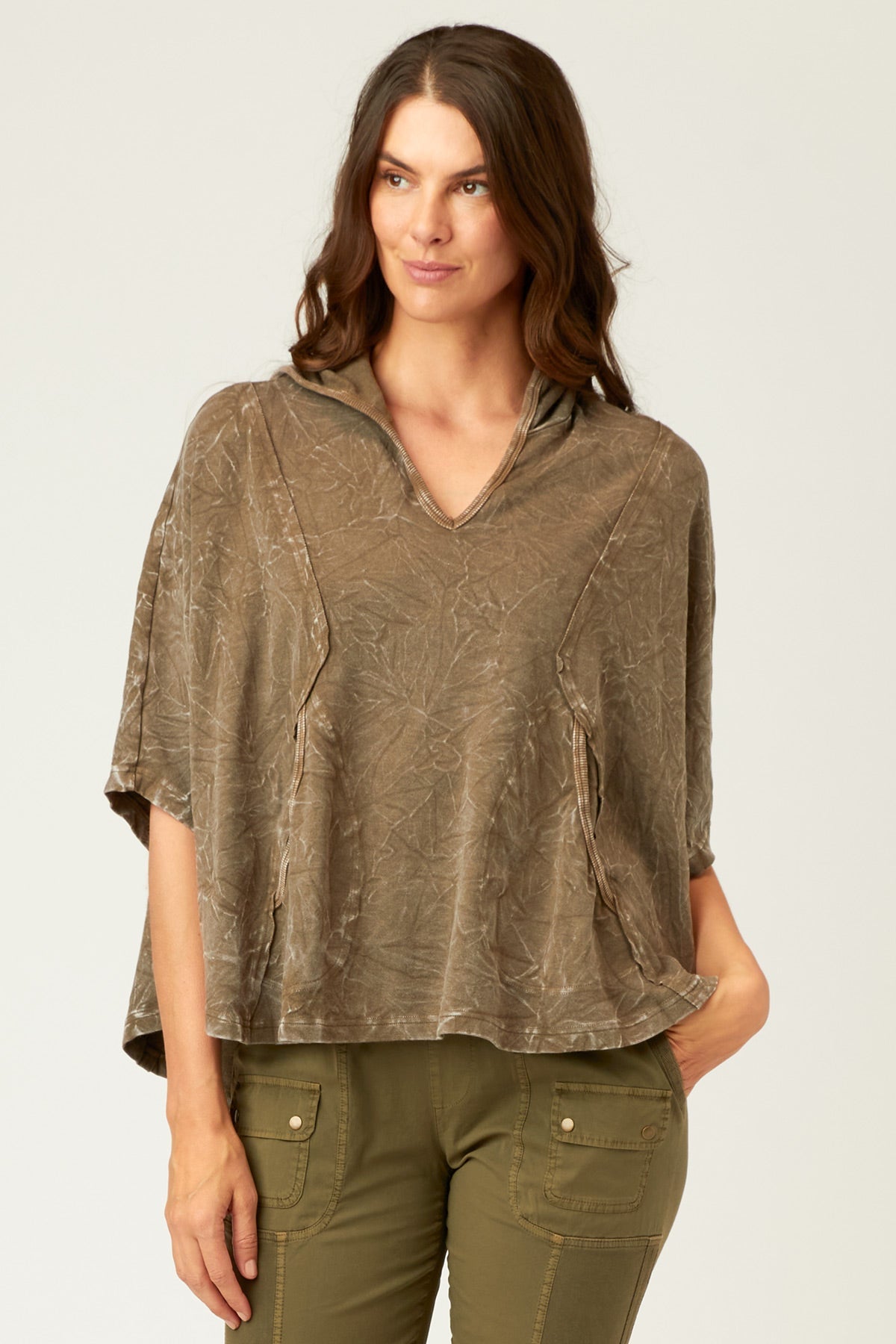 XCVI Alton Hooded Poncho 