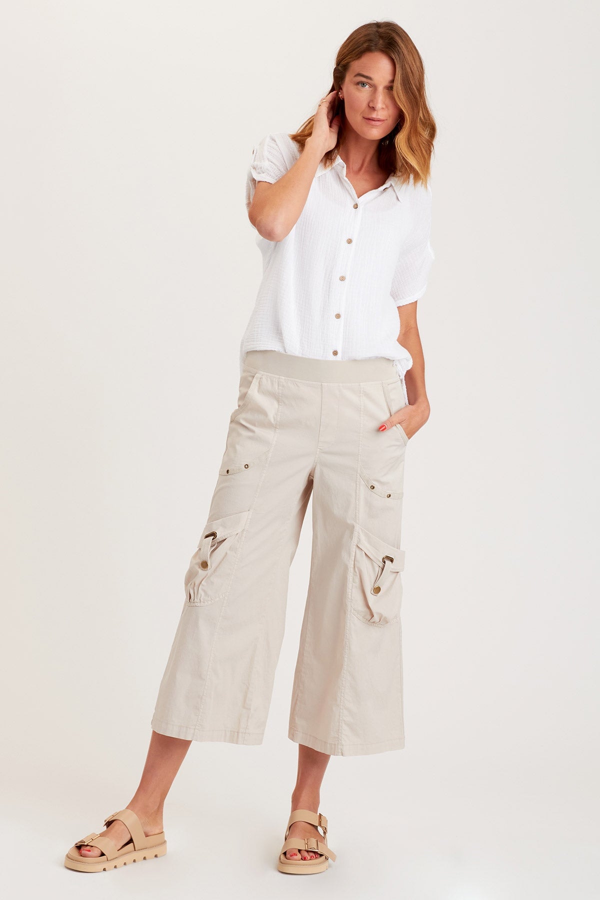 XCVI Faulkner Wide Leg Crop 