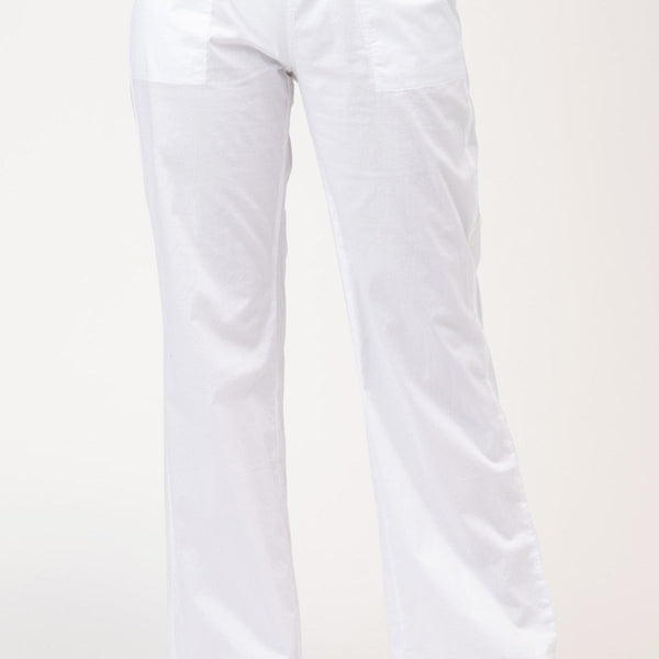 4-Pocket Fold Over Pant in Frost – XCVI