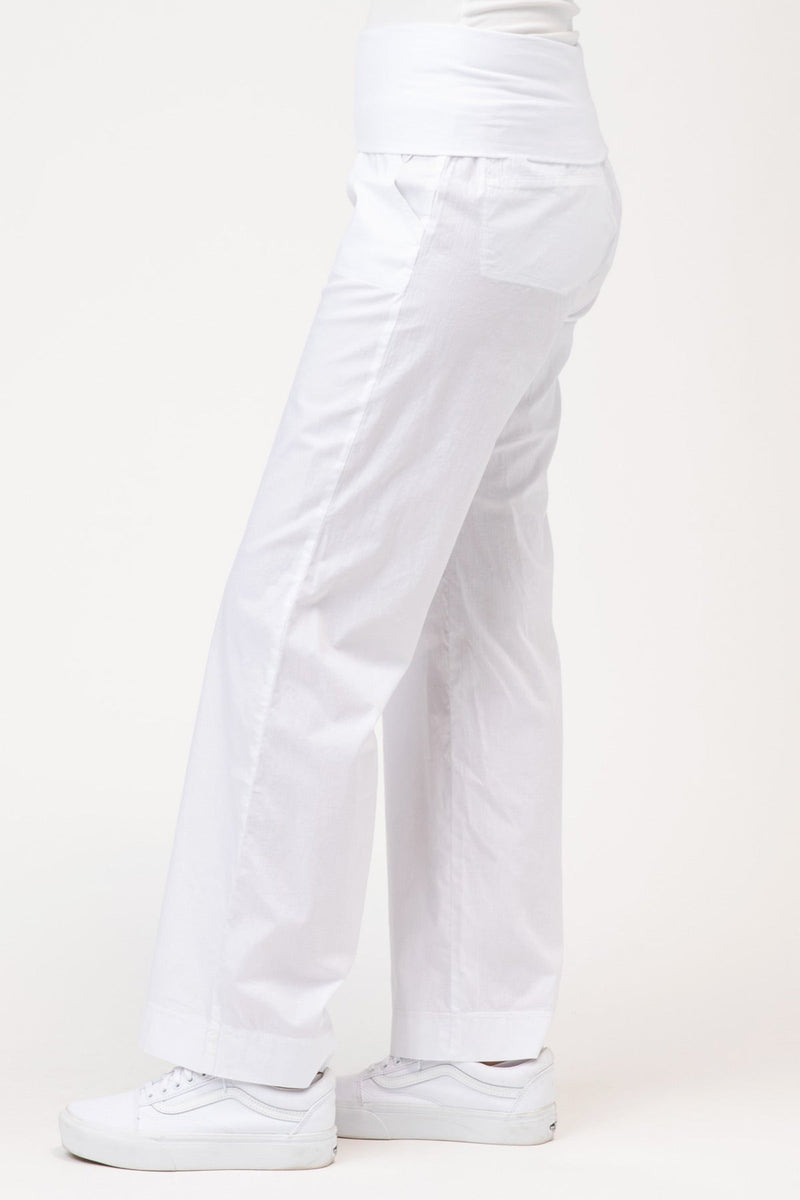 Classy Posh White Stretch High Waist Pants, $20.00