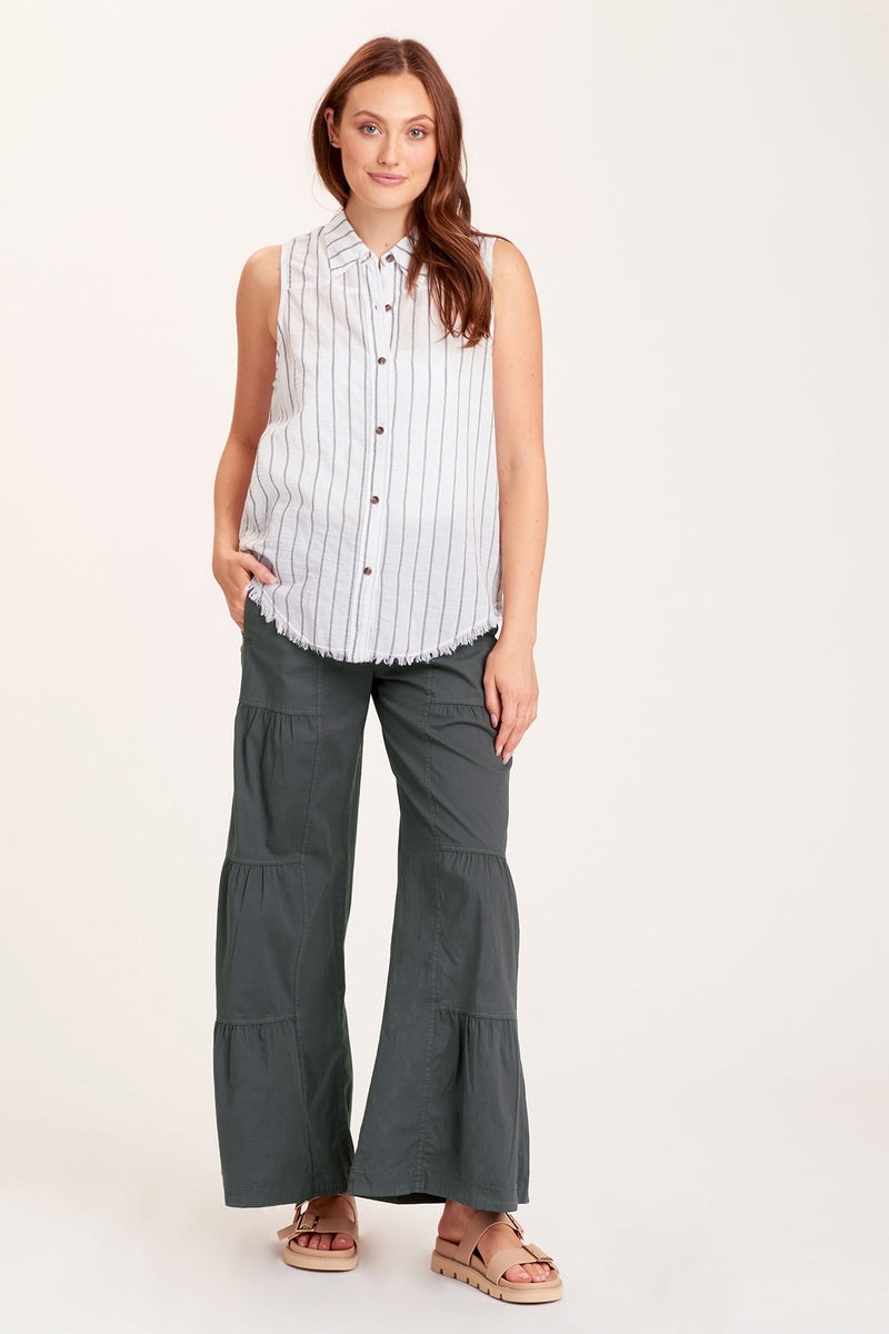 Soft Surroundings Flat Front Casual Pants