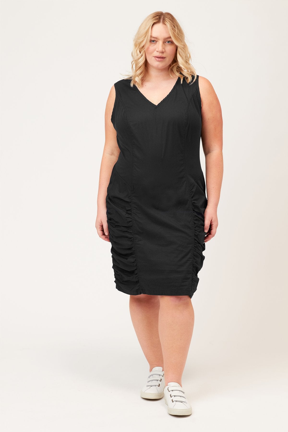 Core by Wearables Raymond Dress 1X Black 