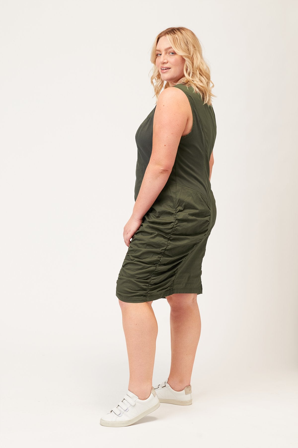 Core by Wearables Raymond Dress 2X Olive 