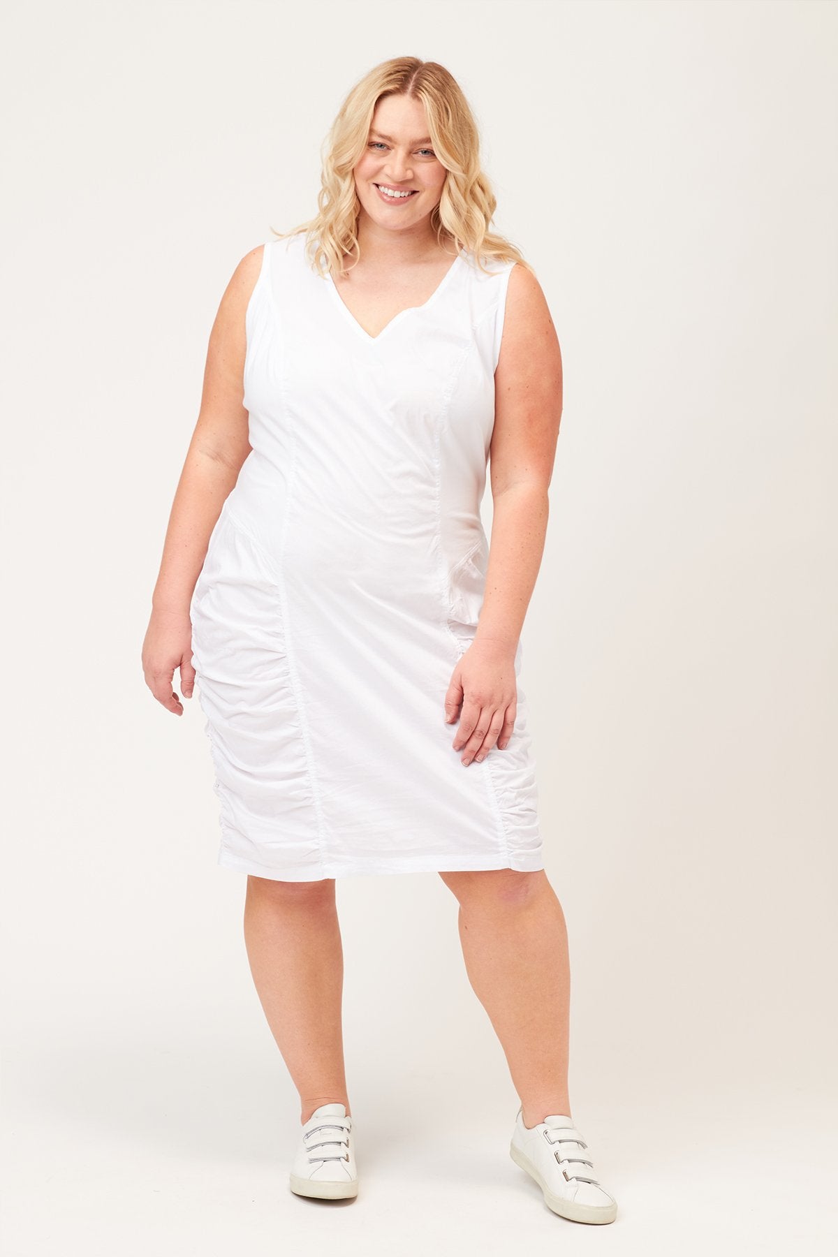 Core by Wearables Raymond Dress 1X White 