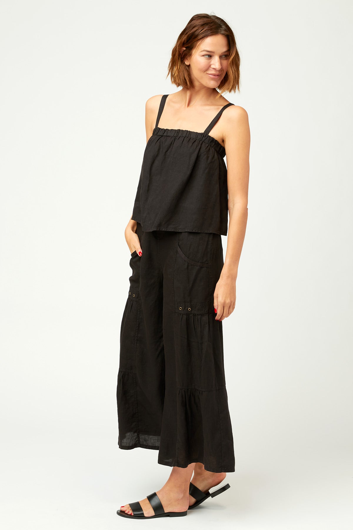 XCVI Cleon Flounce Jumpsuit 