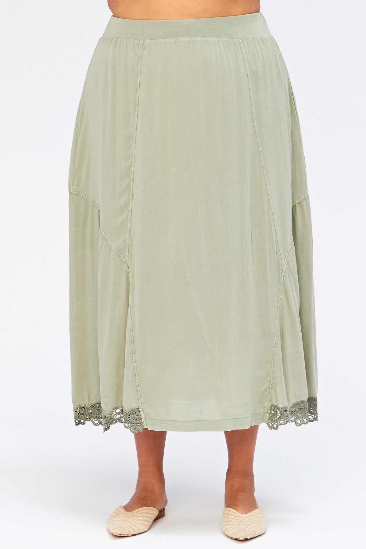 Shop Xcvi Elicia Skirt In Green